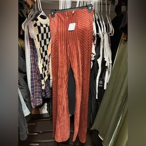 NEW Free People slim pull on Velvet Flare Pants